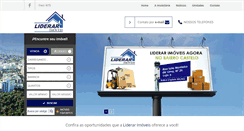 Desktop Screenshot of liderarimoveis.com.br